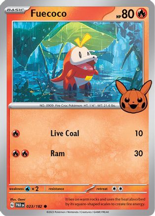 Fuecoco (023/182) [Trick or Trade BOOster Bundle 2024] - Common
