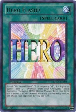 Hero Flash!! (Rare) (LCGX-EN092) - Legendary Collection 2 1st Edition