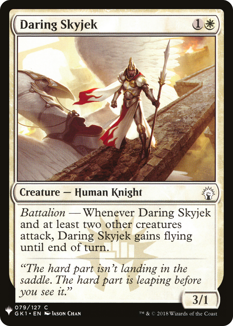 Daring Skyjek (LIST-079) [The List]