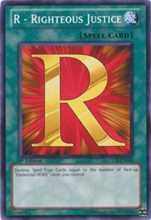 R - Righteous Justice (Common) (LCGX-EN090) - Legendary Collection 2 Unlimited