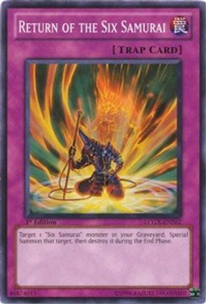 Return of the Six Samurai (Common) (LCGX-EN262) - Legendary Collection 2 1st Edition