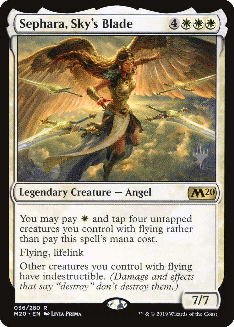 Sephara, Sky's Blade (PPM20-036) [Promo Pack: Core Set 2020 Promos]