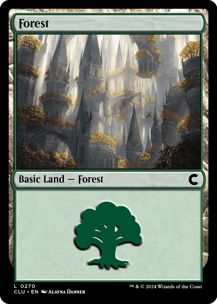 Forest (CLU-270) [Ravnica: Clue Edition]