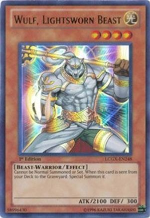 Wulf, Lightsworn Beast (Ultra Rare) (LCGX-EN248) - Legendary Collection 2 1st Edition