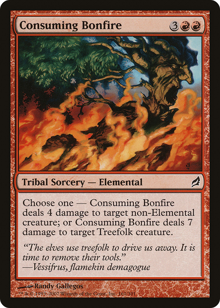Consuming Bonfire (LRW-161) [Lorwyn]