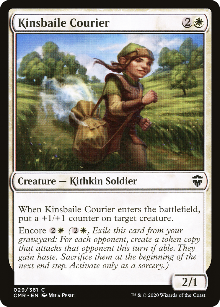 Kinsbaile Courier (CMR-029) [Commander Legends] Foil