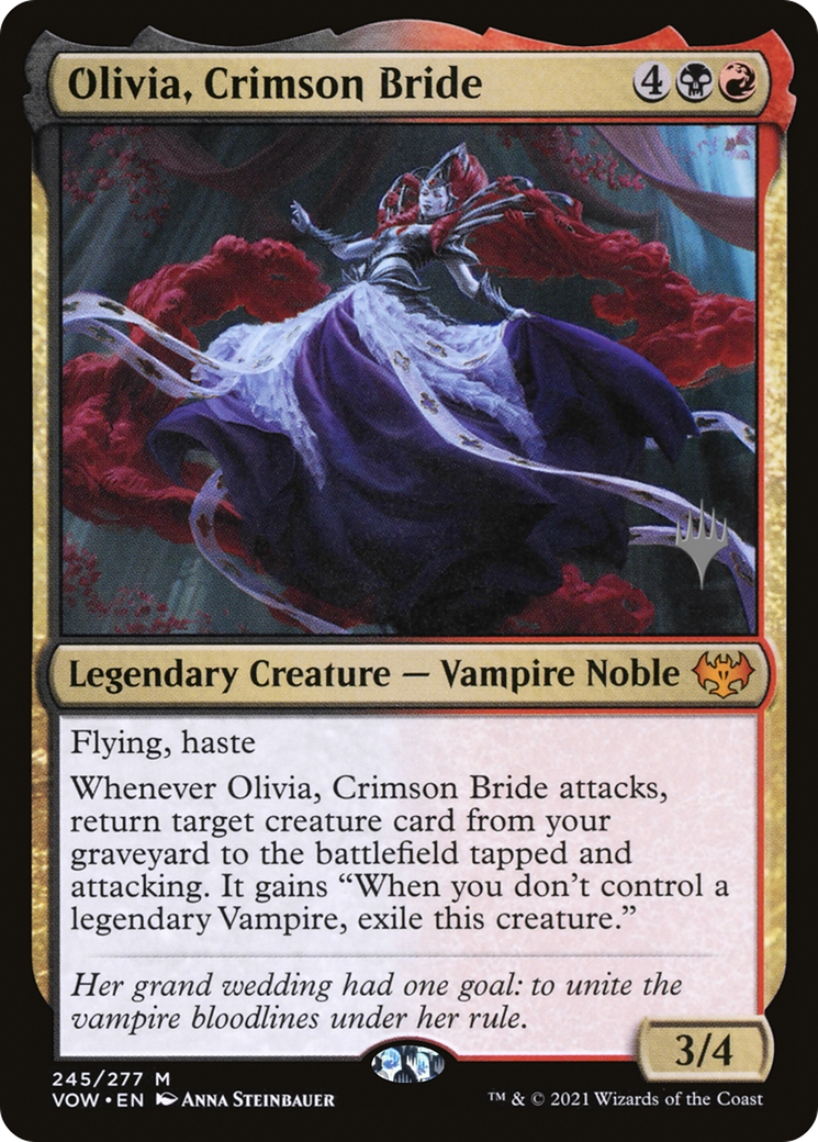 Olivia, Crimson Bride [Promo Pack: Innistrad: Crimson Vow Promos]