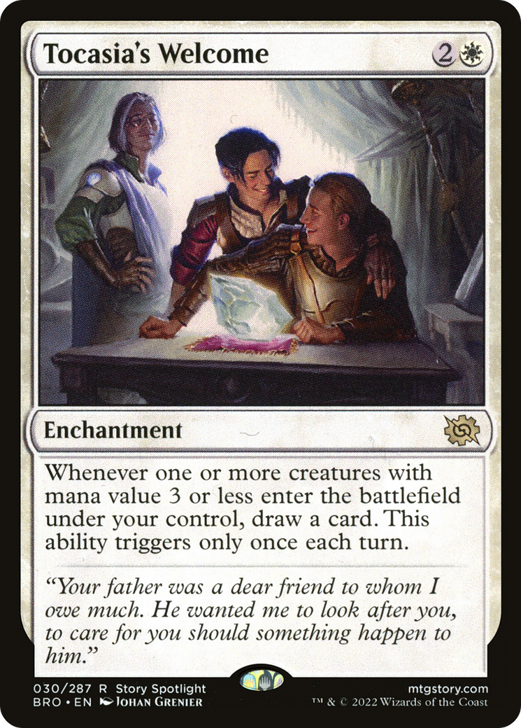 Tocasia's Welcome (BRO-030) [The Brothers' War] Foil