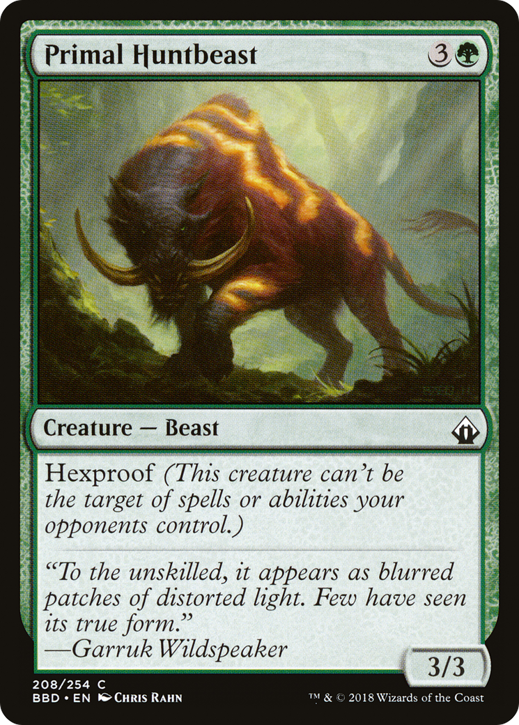 Primal Huntbeast (BBD-208) [Battlebond] Foil