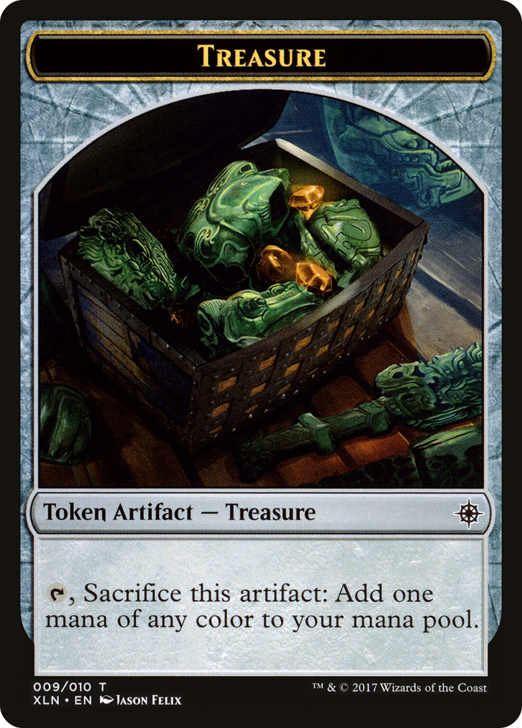 Treasure Token (XLN-009) [Ixalan Tokens] Foil