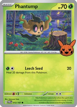 Phantump (012/167) [Trick or Trade BOOster Bundle 2024] - Common