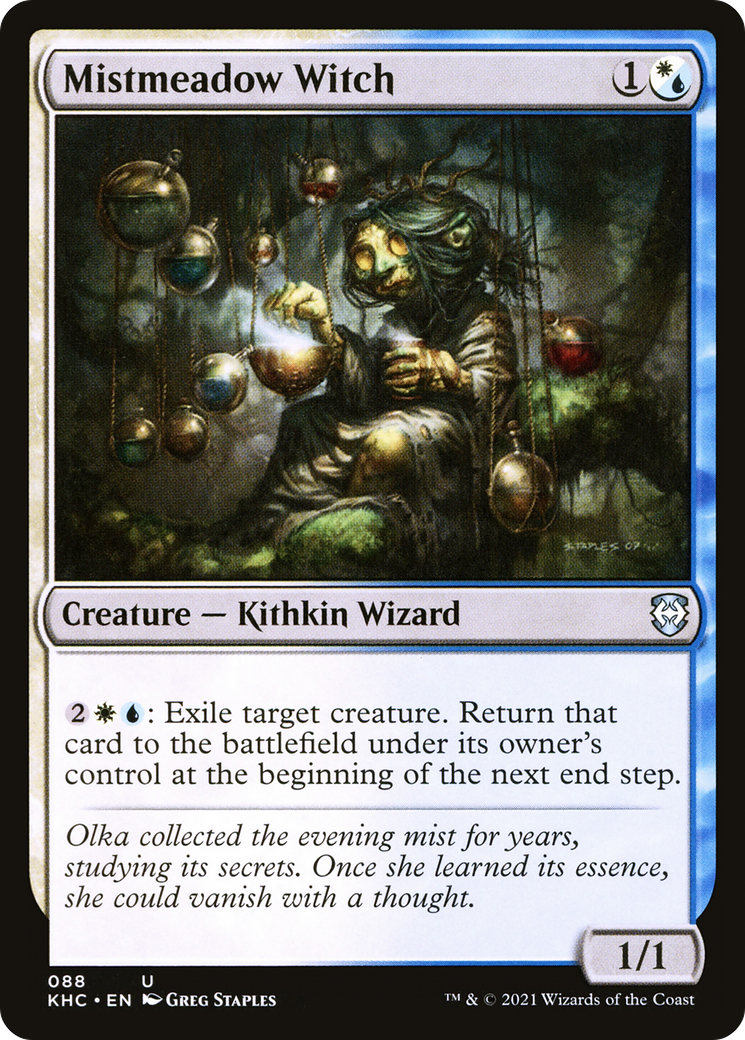 Mistmeadow Witch (KHC-088) [Kaldheim Commander]