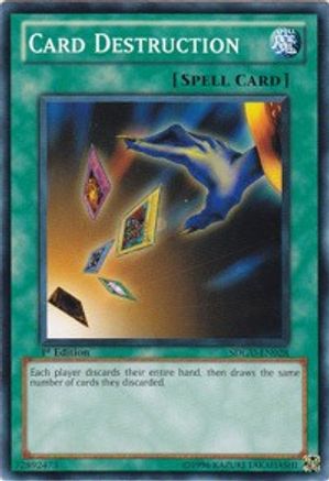Card Destruction (Common) (SDGU-EN028) - Structure Deck: Gates of the Underworld Unlimited
