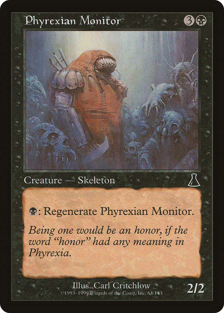 Phyrexian Monitor (UDS-064) [Urza's Destiny] Foil