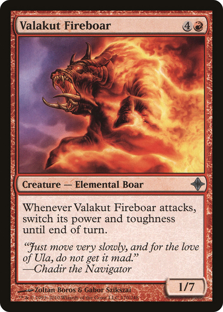 Valakut Fireboar (ROE-170) [Rise of the Eldrazi]