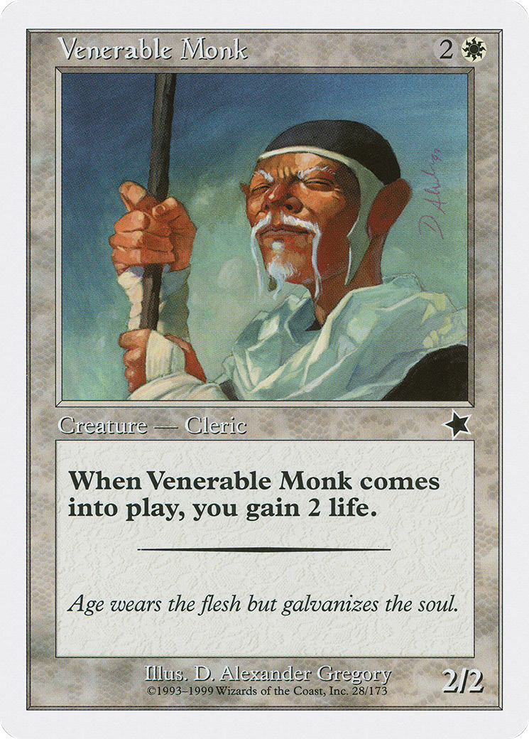 Venerable Monk (S99-028) [Starter 1999]