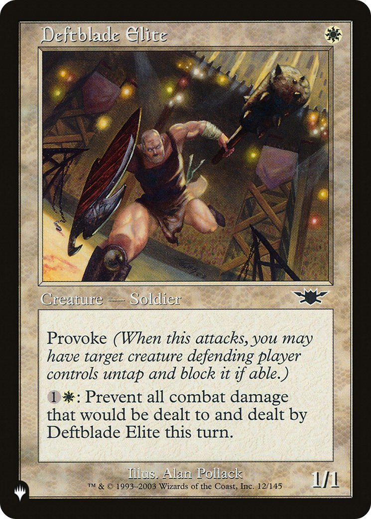 Deftblade Elite (LIST-12/145) [The List]