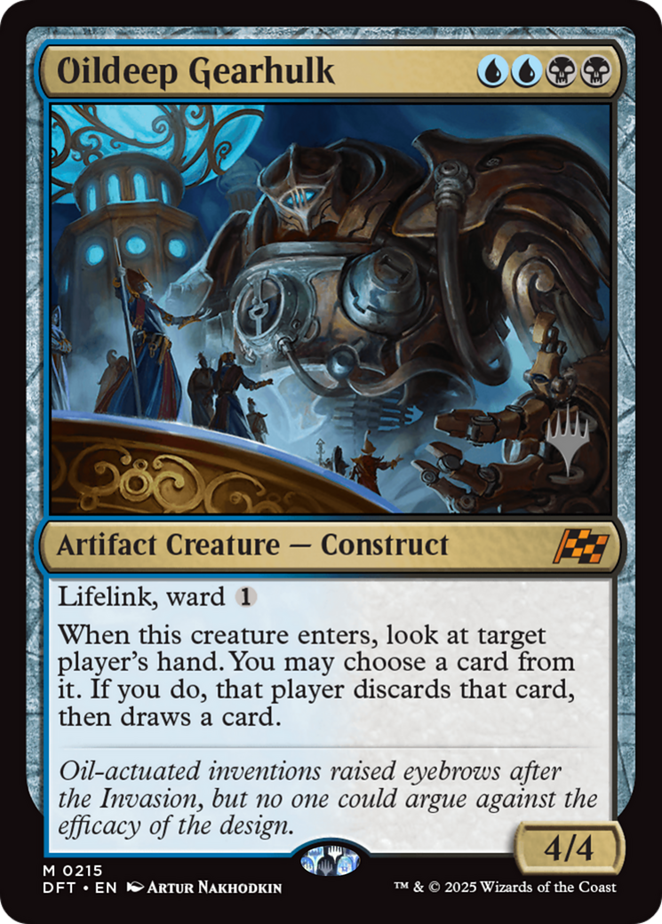 Oildeep Gearhulk (PPDFT-215) [Promo Pack: Aetherdrift] Foil