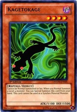 Kagetokage (Rare) (PHSW-EN005) - Photon Shockwave Unlimited