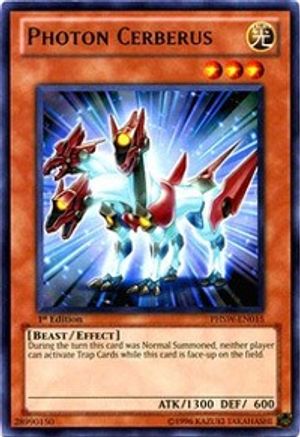 Photon Cerberus (Rare) (PHSW-EN015) - Photon Shockwave Unlimited