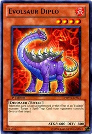 Evolsaur Diplo (Rare) (PHSW-EN021) - Photon Shockwave Unlimited