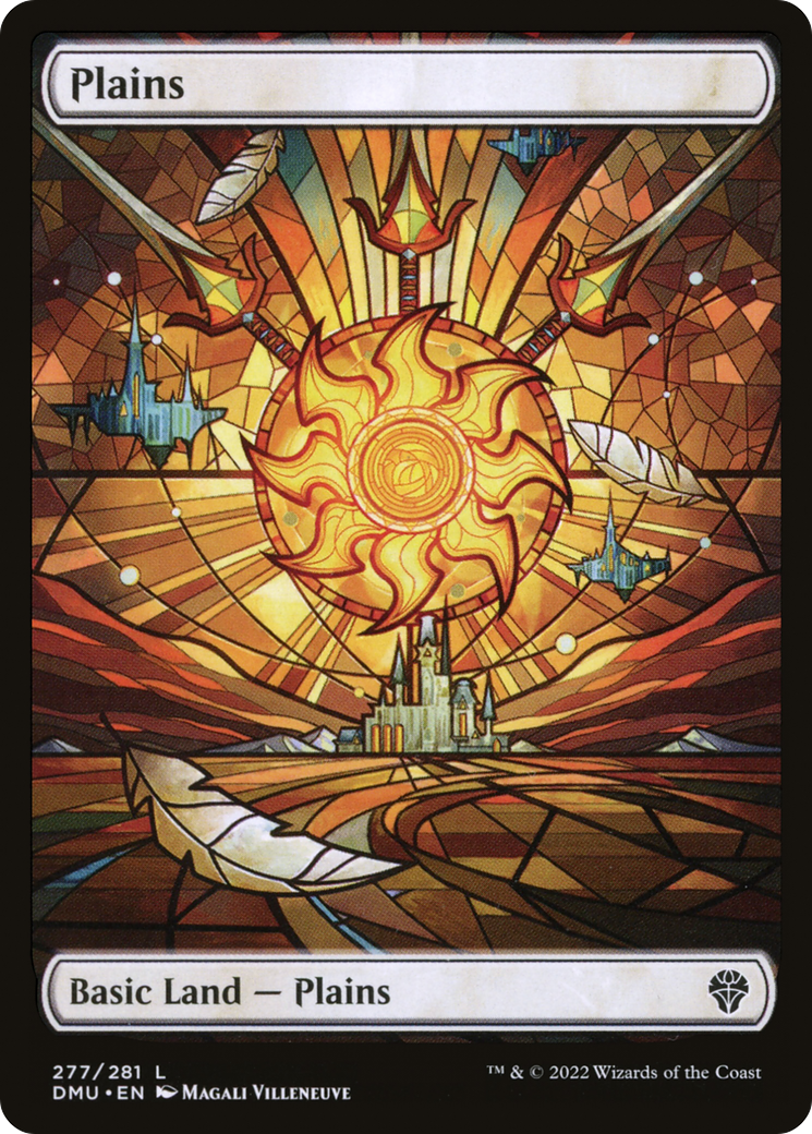 Plains (Showcase) (DMU-277) [Dominaria United] Foil