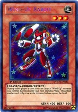 Wind-Up Rabbit (Secret Rare) (PHSW-EN083) - Photon Shockwave 1st Edition