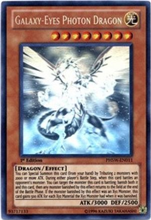 Galaxy-Eyes Photon Dragon (Ghost Rare) (PHSW-EN011) - Photon Shockwave Unlimited