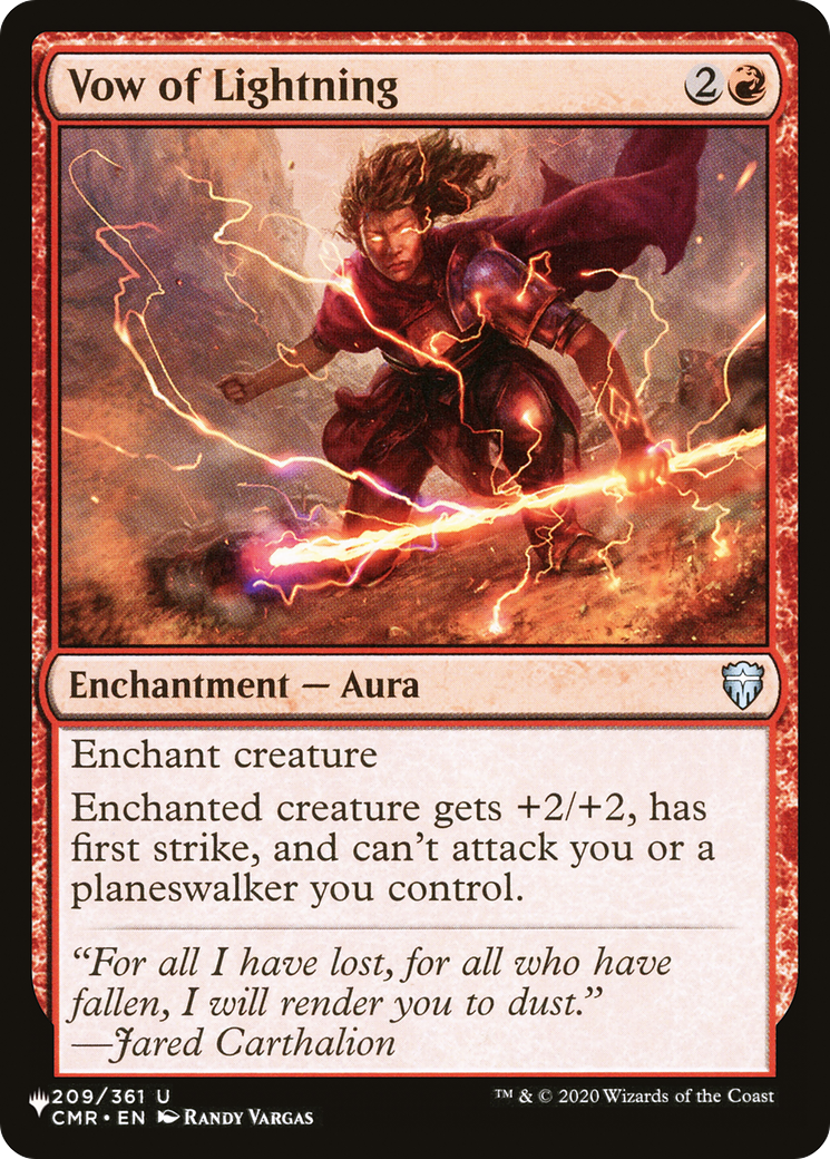 Vow of Lightning - The List [The List]