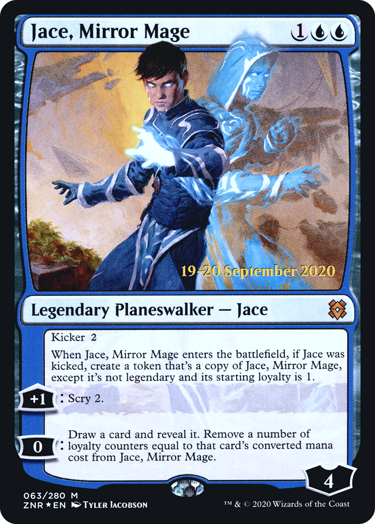 Jace, Mirror Mage (PRE-063) [Zendikar Rising Promos] Foil