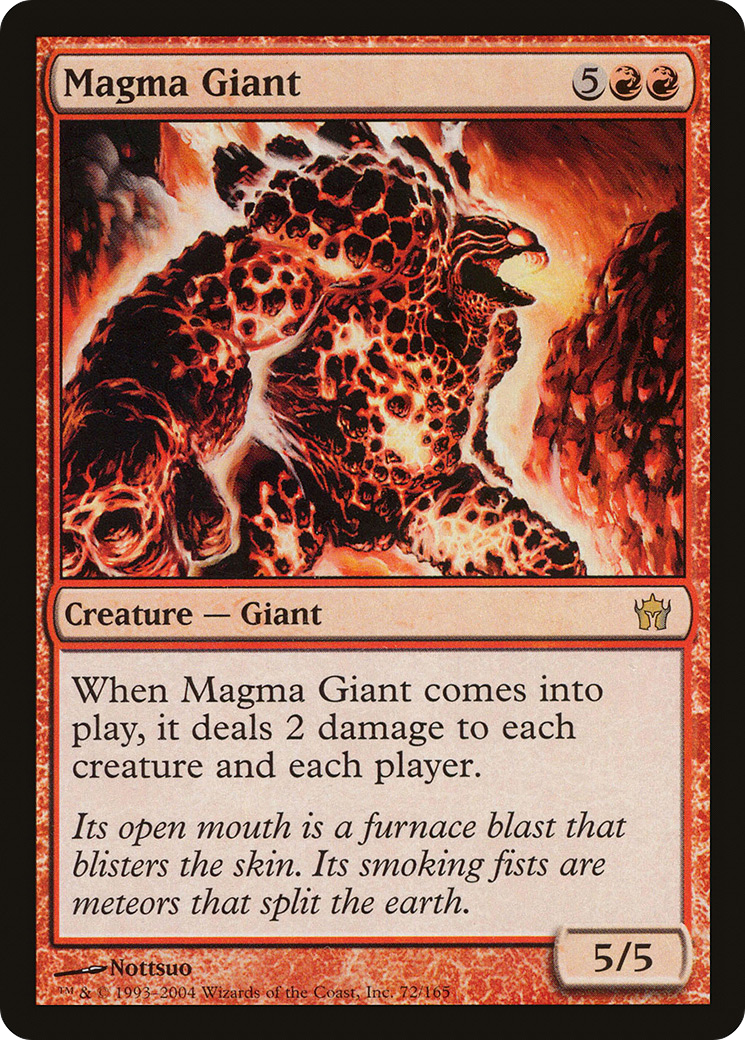 Magma Giant (5DN-072) [Fifth Dawn] Foil