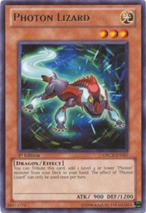 Photon Lizard (Rare) (ORCS-EN007) - Order of Chaos 1st Edition