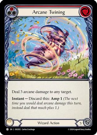 Arcane Twining (Red) (OSC012) - Blitz Deck: Rosetta - Oscilio