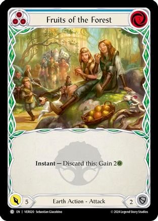 Fruits of the Forest (Blue) (VER020) - Blitz Deck: Rosetta - Verdance