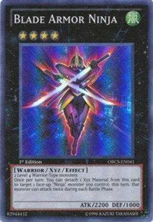 Blade Armor Ninja (Super Rare) (ORCS-EN041) - Order of Chaos 1st Edition