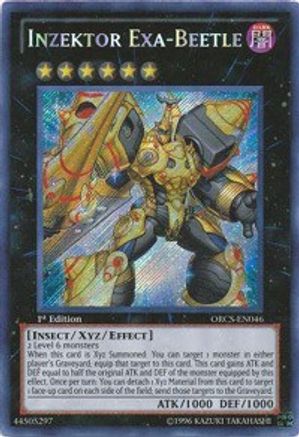 Inzektor Exa-Beetle (Secret Rare) (ORCS-EN046) - Order of Chaos 1st Edition
