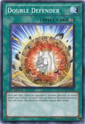 Double Defender (Common) (ORCS-EN049) - Order of Chaos Unlimited