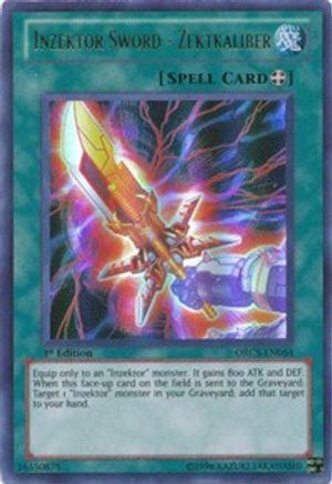 Inzektor Sword - Zektkaliber (Ultra Rare) (ORCS-EN054) - Order of Chaos 1st Edition