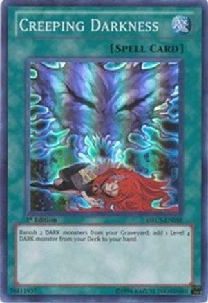 Creeping Darkness (Super Rare) (ORCS-EN059) - Order of Chaos 1st Edition