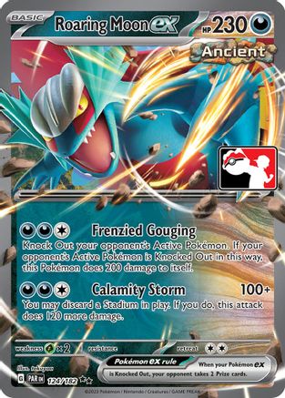 Roaring Moon ex (124/182) [Prize Pack Series Cards] Holofoil - Double Rare