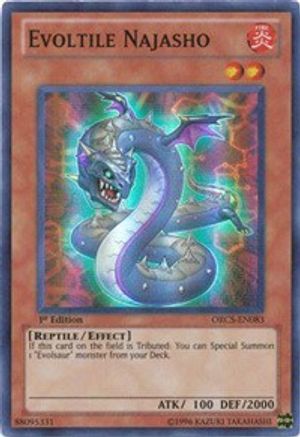 Evoltile Najasho (Super Rare) (ORCS-EN083) - Order of Chaos 1st Edition