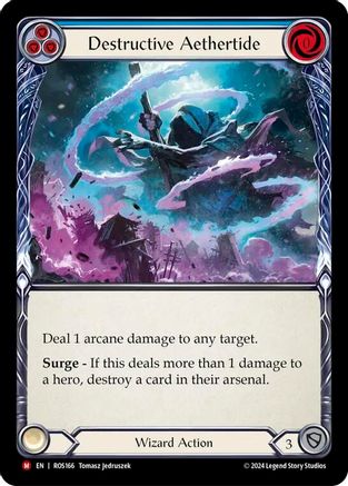 Destructive Aethertide (ROS166) - Rosetta Rainbow Foil