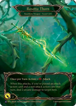 Rosetta Thorn (Marvel) (ROS256) - Rosetta Cold Foil
