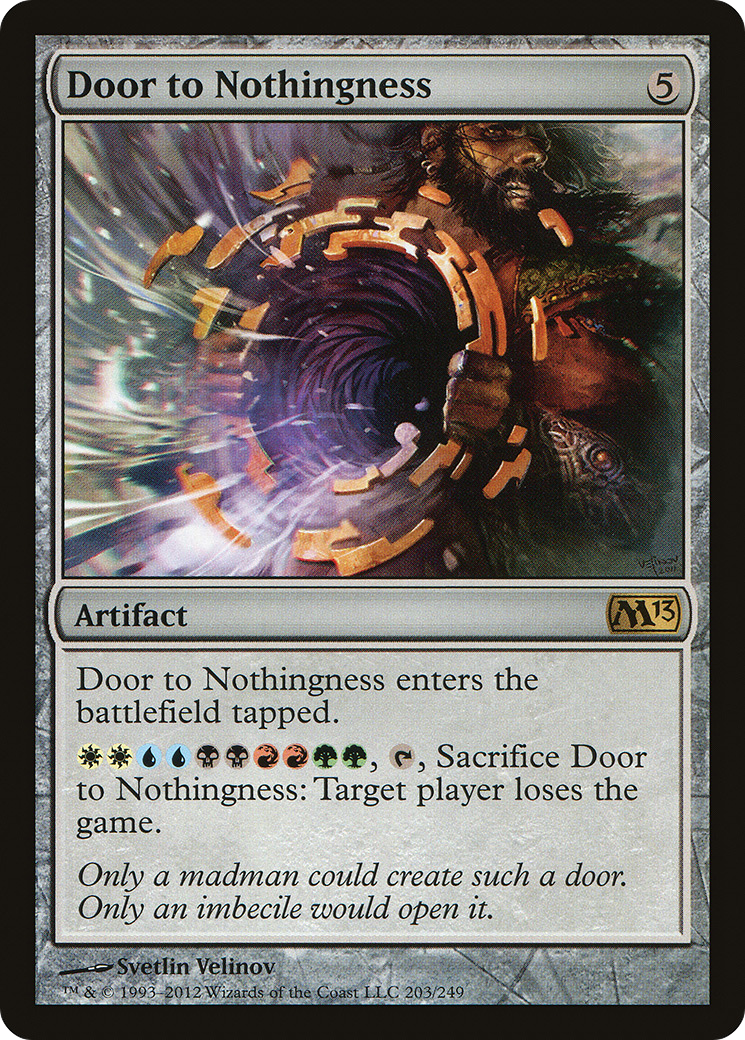 Door to Nothingness (M13-203) [Magic 2013] Foil
