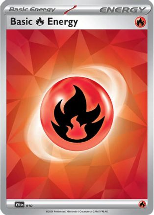 Basic Fire Energy (010) [SVE Scarlet & Violet Energies] Holofoil - Common
