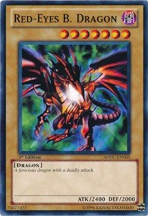 Red-Eyes B. Dragon (Common) (SDDC-EN005) - Structure Deck: Dragons Collide 1st Edition