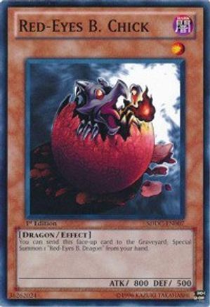 Red-Eyes B. Chick (Common) (SDDC-EN007) - Structure Deck: Dragons Collide 1st Edition