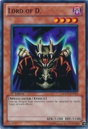 Lord of D. (Common) (SDDC-EN015) - Structure Deck: Dragons Collide Unlimited