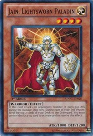 Jain, Lightsworn Paladin (Common) (SDDC-EN020) - Structure Deck: Dragons Collide Unlimited
