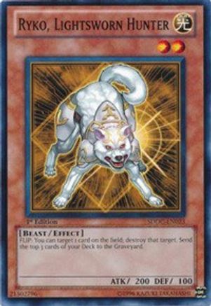 Ryko, Lightsworn Hunter (Common) (SDDC-EN023) - Structure Deck: Dragons Collide 1st Edition